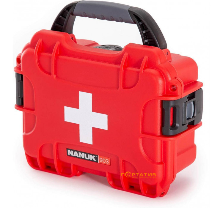 Nanuk Case 903 First Aid Logo Red (903-FSA9)