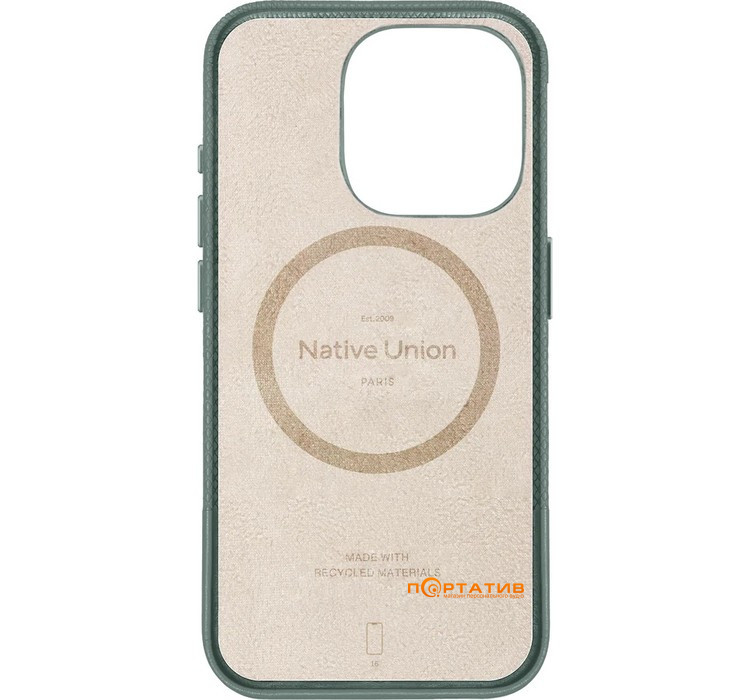 Чохол Native Union (RE) Classic Case Slate Green for iPhone 16 Pro Max (RECLA-GRN-NP24PM)