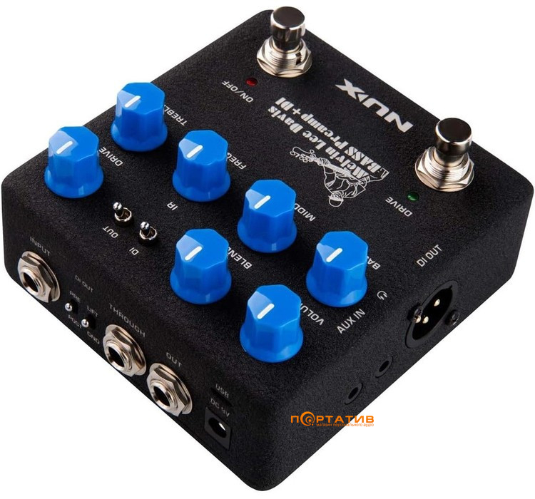 Педаль ефектів NUX MLD Bass Preamp + DI Pedal (NBP-5)