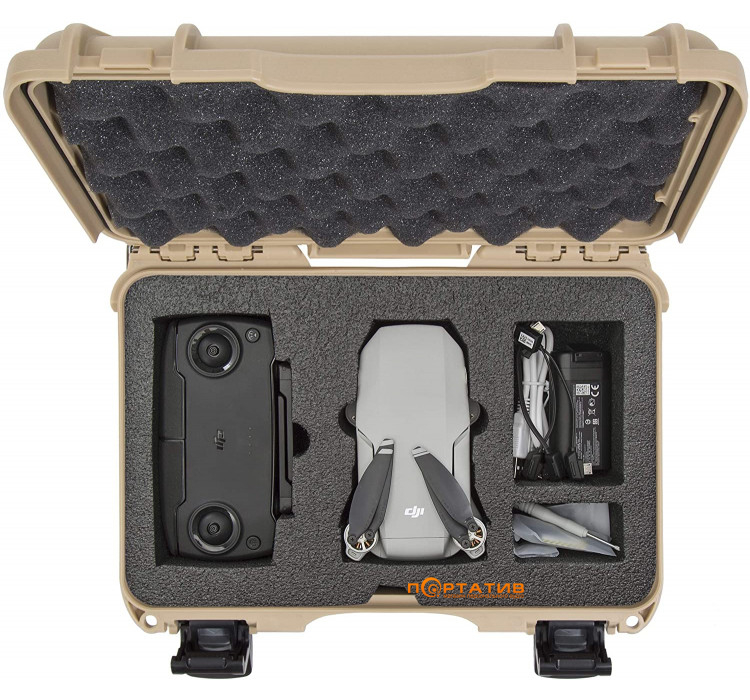 Водонепроницаемый пластиковый кейс с пеной Nanuk Case 909 For DJI Mavic Mini Tan (909-MAVM0)