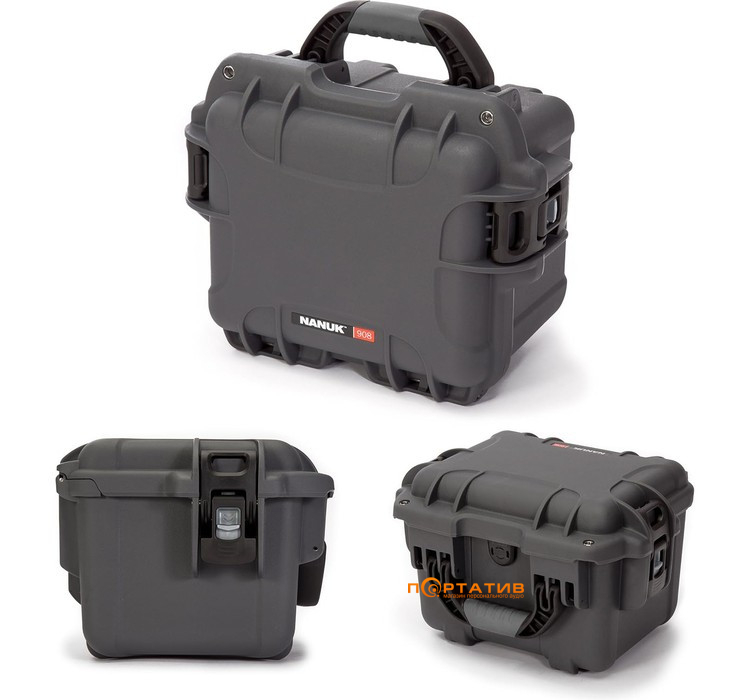 Водонепроникний пластиковий кейс Nanuk Case 908 with Foam Graphite