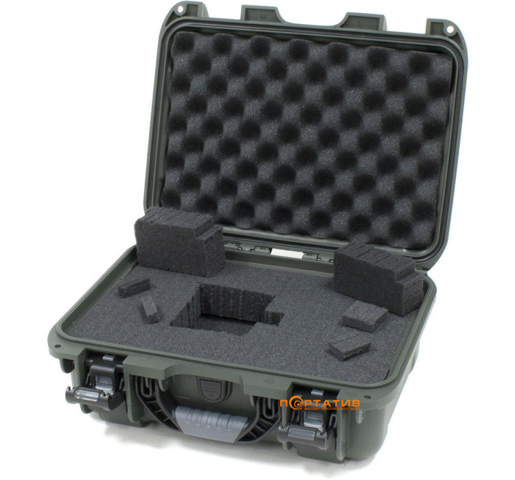 Водонепроникний пластиковий футляр з піною Nanuk Case 915 With Foam Olive (915-1006)