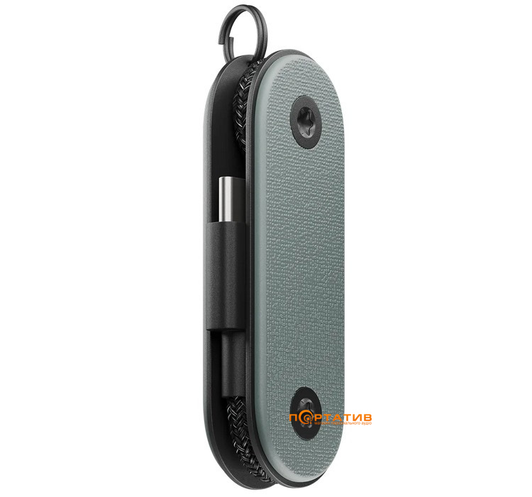 Кабель Native Union Pocket Cable USB-C to USB-C Slate Green (POCK-C-GRN-NP)
