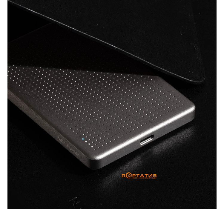 Зовнішній акумулятор Native Union Active Magnetic 5 000mAh Black (ACTPB-5KMS-BLK)