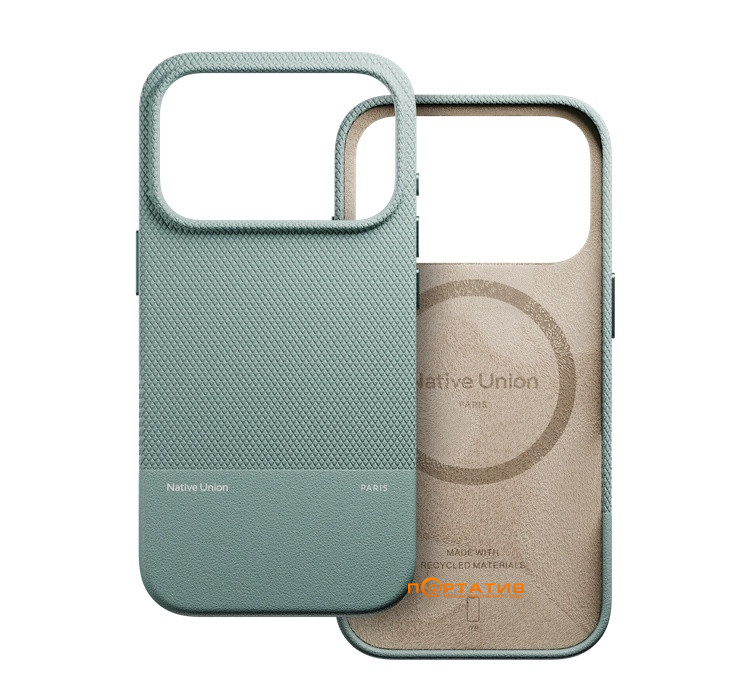Чехол Native Union (RE) Classic Case Slate Green for iPhone 17 Pro (RECLA-GRN-NP25P)
