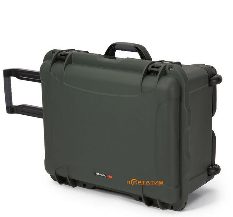 Водонепроникний пластиковий кейс із піною Nanuk Case 950 With Foam Olive