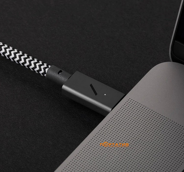Кабель Native Union Belt Cable USB-C to USB-C Pro 240W Zebra (2.4 m) (BELT-PRO2-ZEB-NP)