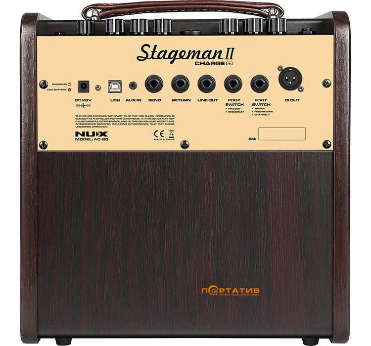 Комбопідсилювач NUX AC-80 Stageman II