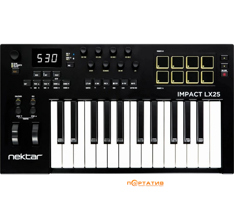 MIDI-клавиатура Nektar Impact LX25 mk3