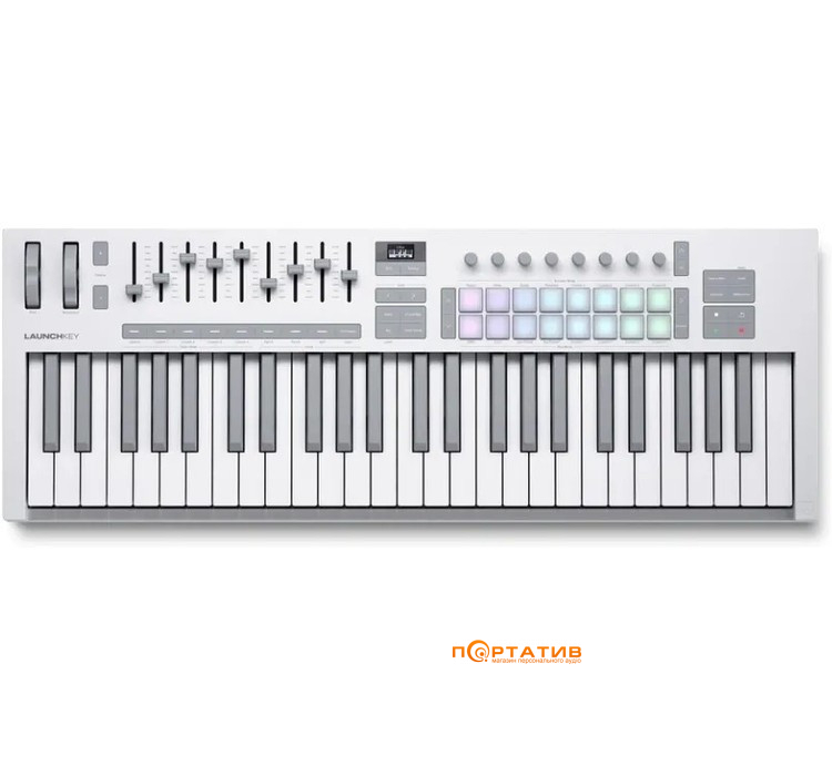 MIDI-клавиатура Novation Launchkey 49 MK4 White Edition