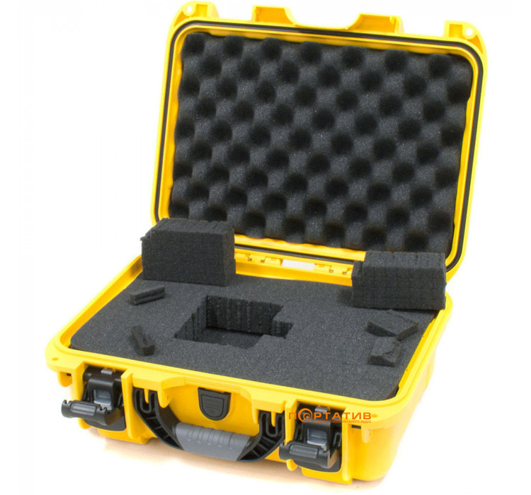 Водонепроникний пластиковий футляр з піною Nanuk Case 915 With Foam Yellow (915-1004)