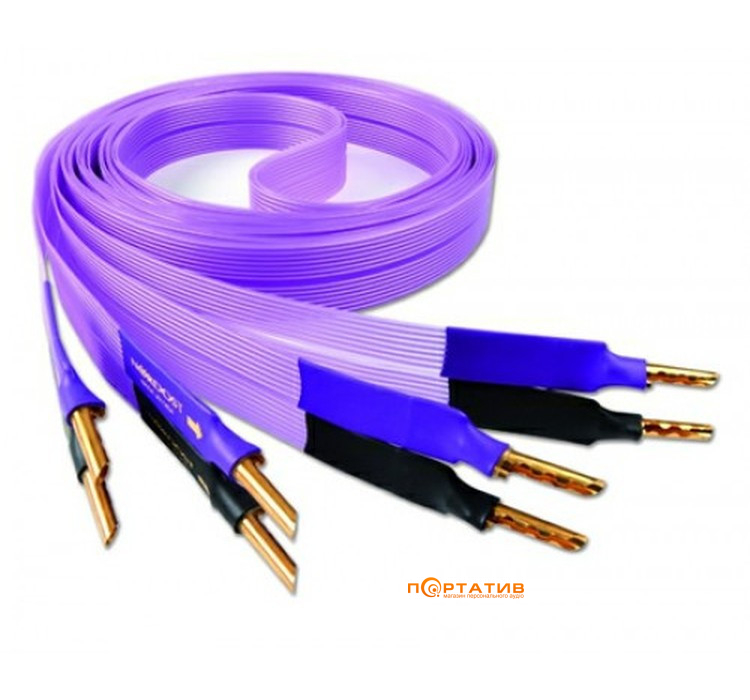 Nordost Purple Flare 2x2,5m is terminated with low-mass Z plugs