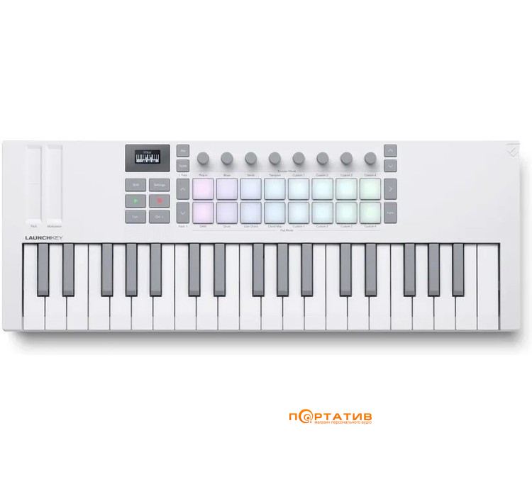 MIDI-клавиатура Novation LaunchKey Mini 37 MK4 White Edition