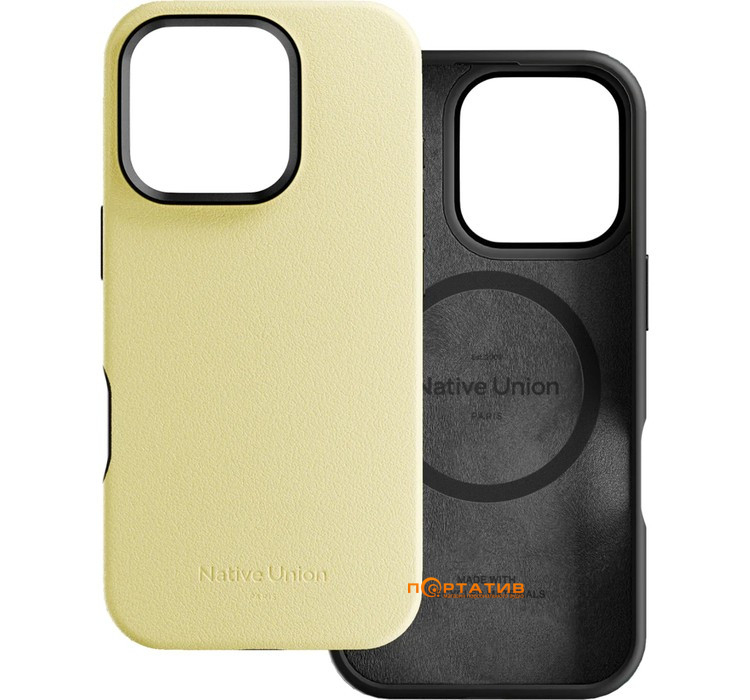 Чехол Native Union Active Case Lemon for iPhone 16 Pro Max (ACTCSE-LMO-NP24PM)