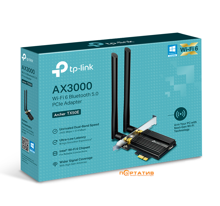 Wi-Fi адаптер TP-Link Archer TX50E