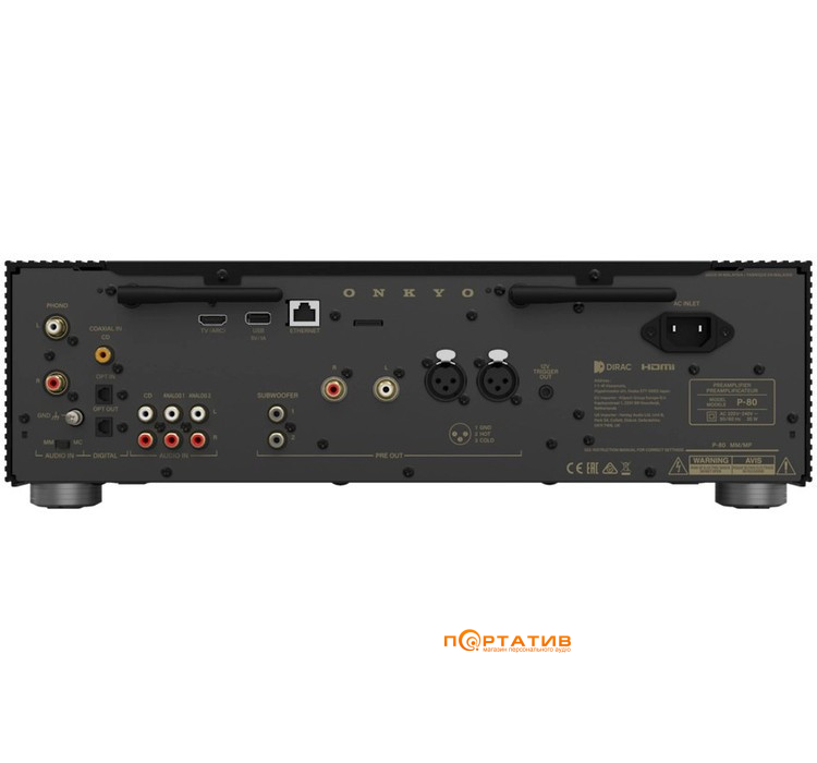 Попередній підсилювач Onkyo Icon P-80 Black