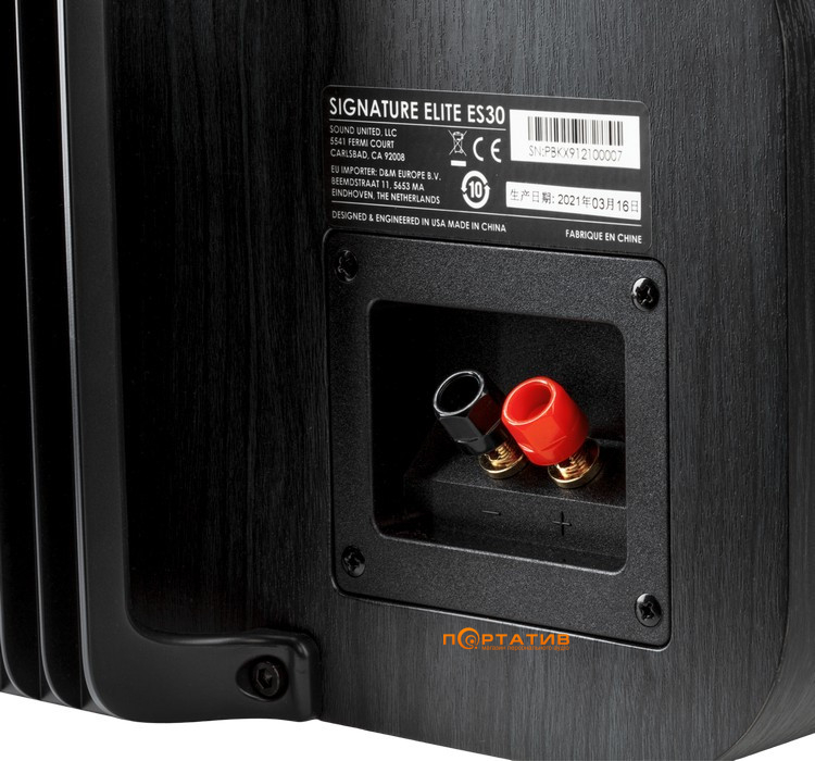 Акустика центрального каналу Polk Audio Signature Elite ES 30  Black (1 шт.)