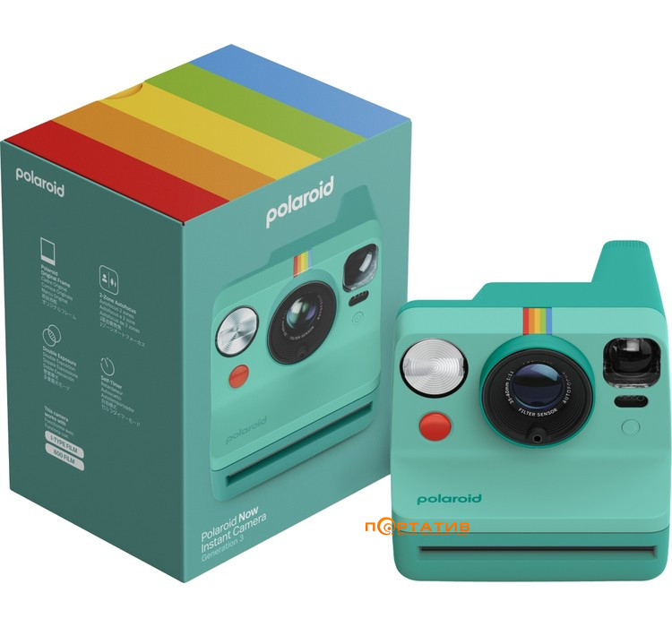 Камера моментального друку Polaroid Now Gen 3 Teal (9198)