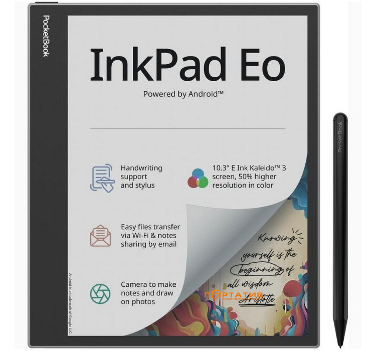 Електронна книга PocketBook 1042 InkPad Eo Mist Grey (PB1042-M-CIS)