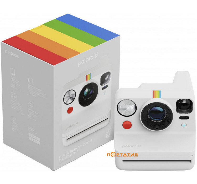 Камера моментальной печати Polaroid Now + Gen 3 White (9161)