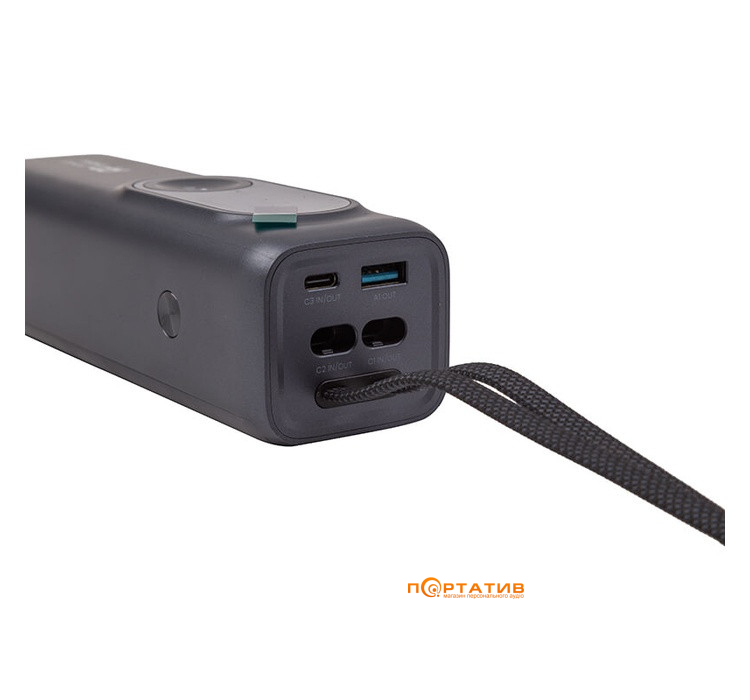 Зовнішній акумулятор PowerPlant 25000mAh, PD 170W, USB-C PD, USB-A, with Cables (PB931538)