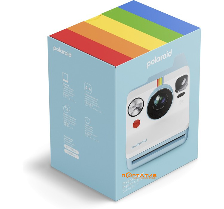 Камера моментальной печати Polaroid Now Gen 3 Arctic Blue (9157)