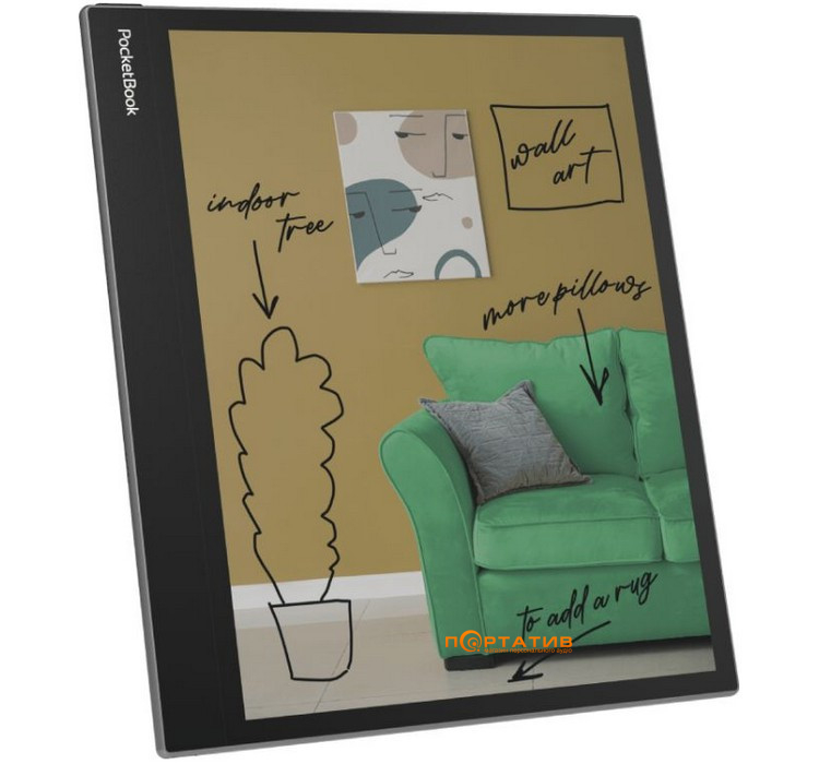 Електронна книга PocketBook 1042 InkPad Eo Mist Grey (PB1042-M-CIS)