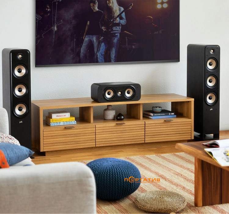 Акустика центрального каналу Polk Audio Signature Elite ES 30  Black (1 шт.)