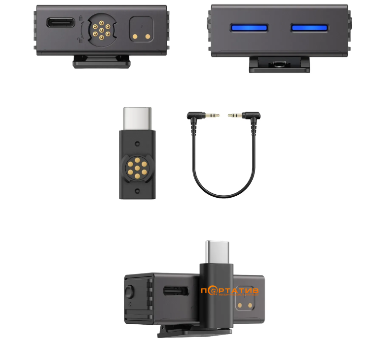 Мікрофон BOYA LINK 3-02 Type-C/TRS Black