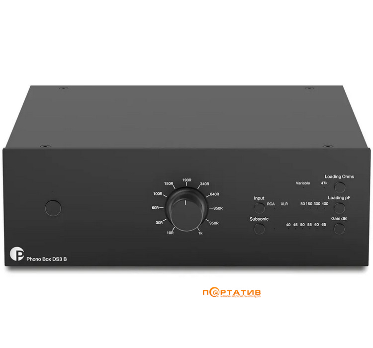 Фонокорректор Pro-Ject Phono Box DS3 B Black