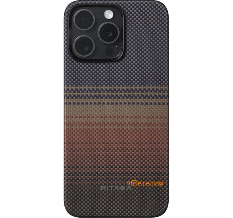 Pitaka MagEZ Case 5 Sunset for iPhone 15 Pro (KI1501SU)