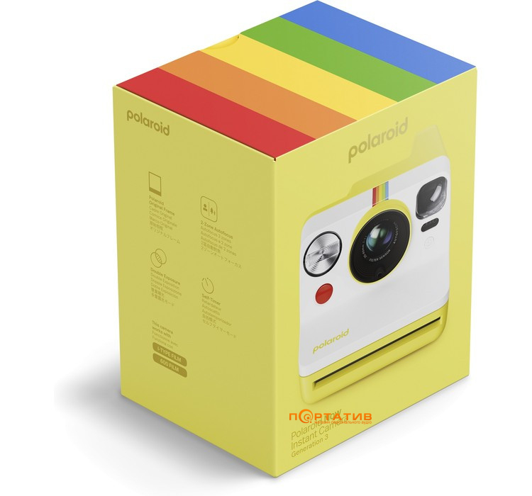 Камера моментальной печати Polaroid Now Gen 3 Yellow (9158)