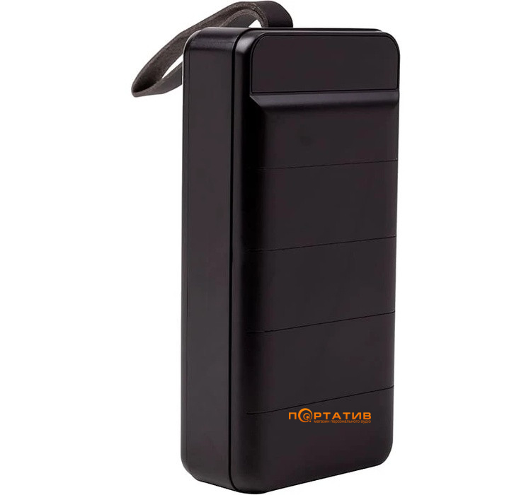 Внешний аккумулятор PowerPlant 36000mAh, PD 20W, USB-C, 3xUSB-A, Lightning - Black (PB931422)
