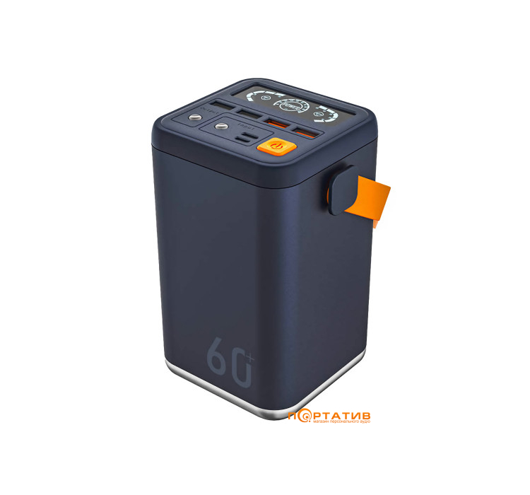 Внешний аккумулятор Potujnist 60000mAh 65W Blue