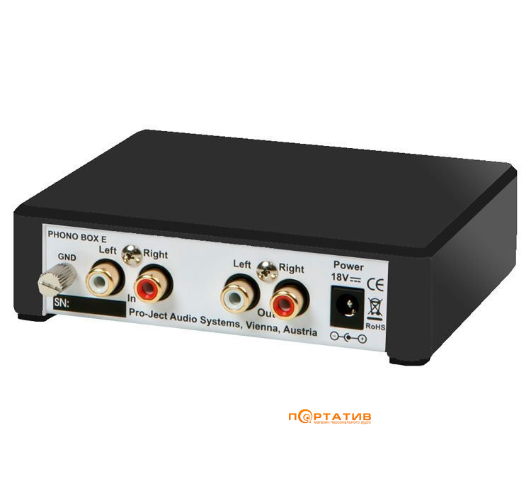 Фонокорректор Pro-Ject Phono Box E Black (MM/MC)