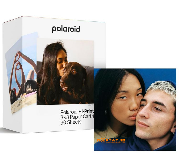 Фотоплівка Polaroid Hi Print 3x3 Paper Cartridge 30 Sheets (6646)