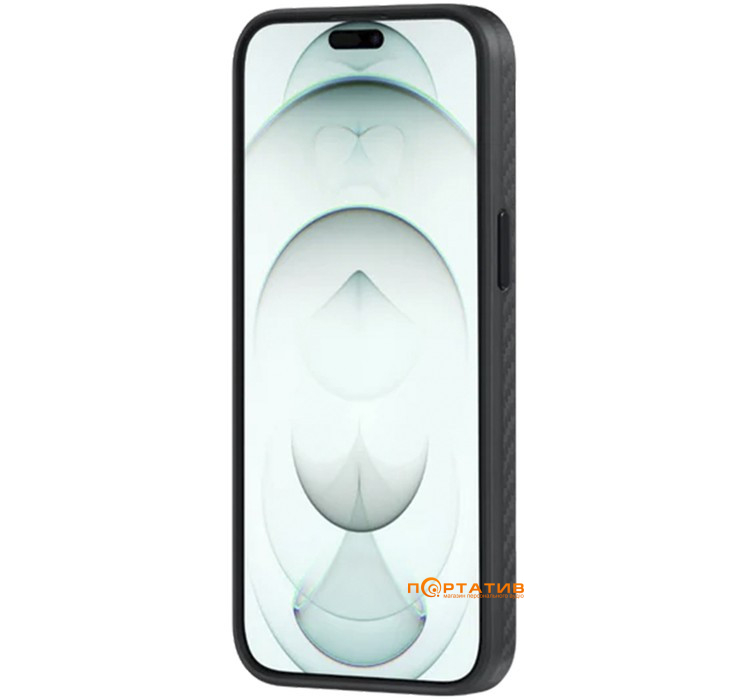 Pitaka MagEZ Case Pro 4 Twill 1500D Black/Grey for iPhone 15 Pro (KI1501PP)