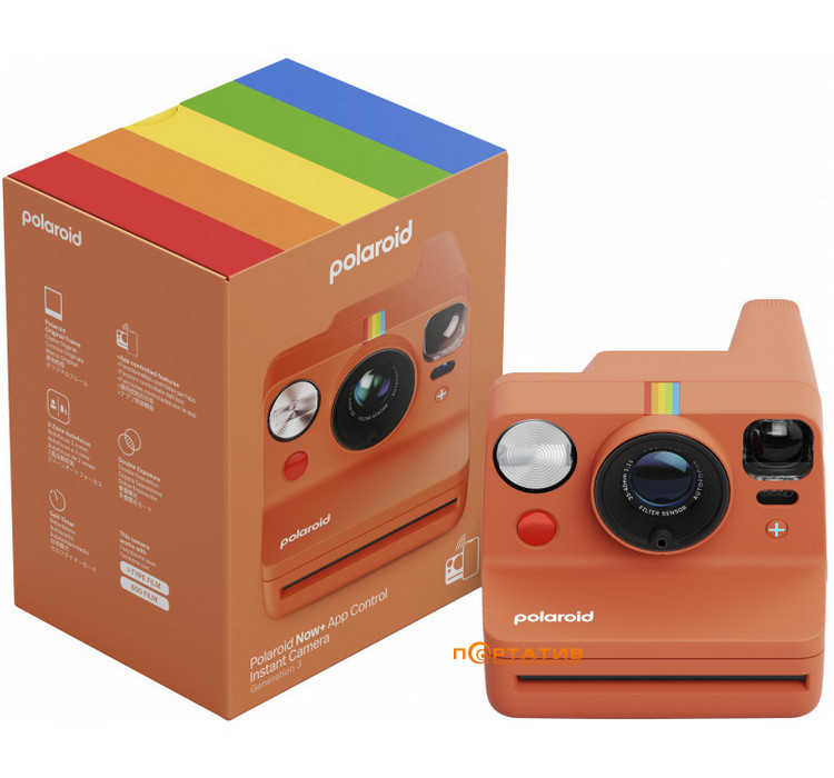 Камера моментального друку Polaroid Now + Gen 3 Coral (9162)