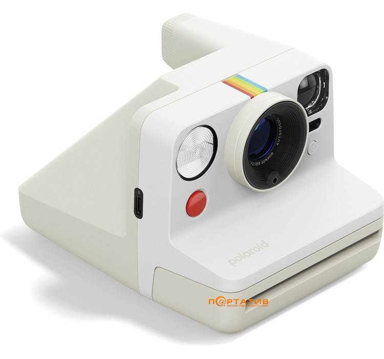 Камера моментального друку Polaroid Now Gen 3 Pebble White (9155)