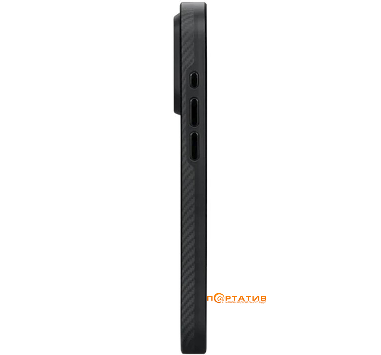 Pitaka MagEZ Case Pro 4 Twill 600D Black/Grey for iPhone 15 Pro Max (KI1501PMPA)
