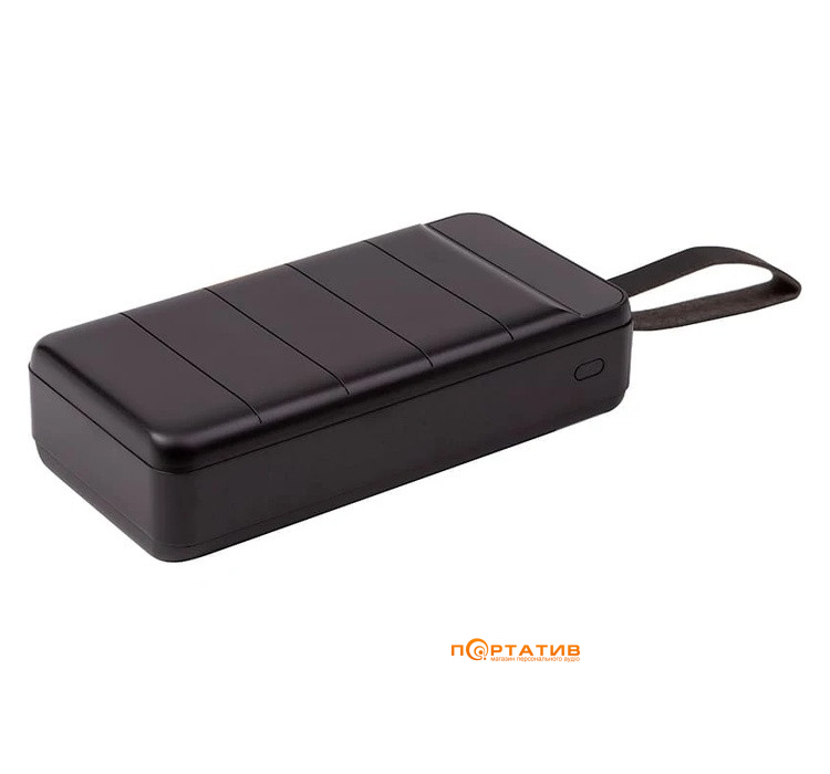 Внешний аккумулятор PowerPlant 36000mAh, PD 20W, USB-C, 3xUSB-A, Lightning - Black (PB931422)