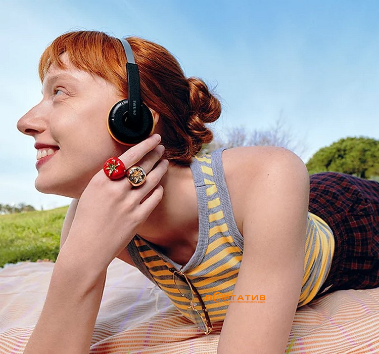 Наушники Philips TAMS1 Retro Black (TAMS1BK/00)