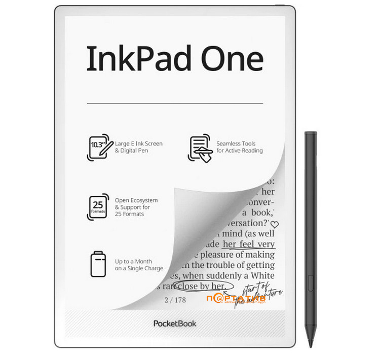 Электронная книга PocketBook 1030 InkPad One Matte Black (PB1030-8-WW)