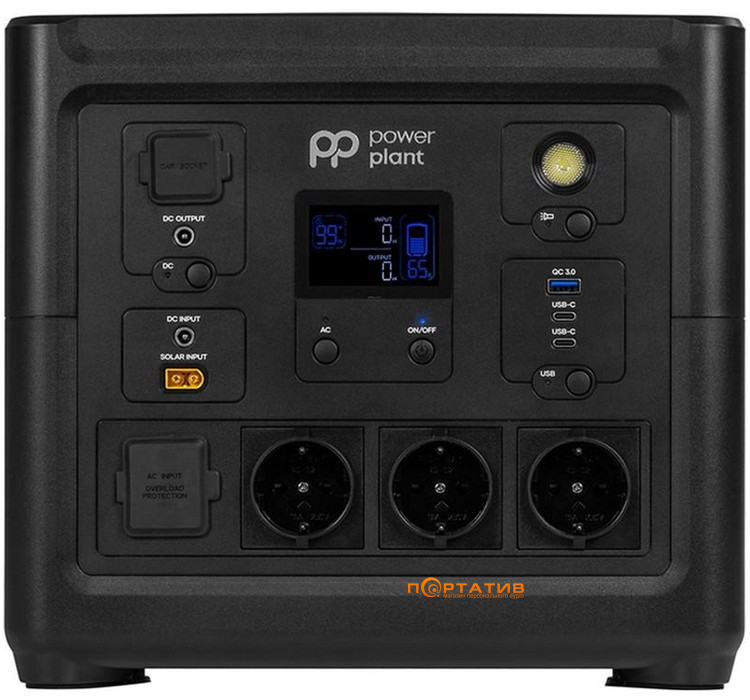 Зарядная станция PowerPlant HS800 835Wh, 1000W (PB930890)