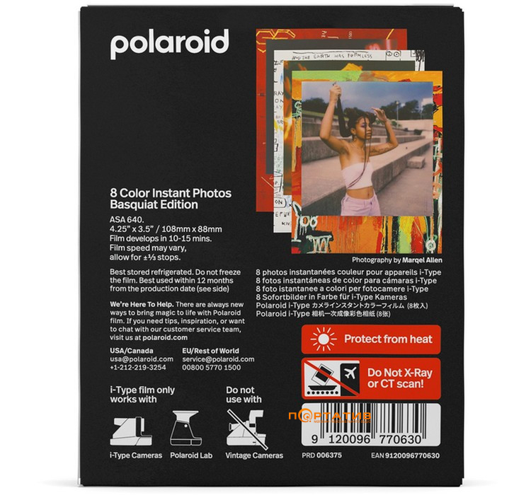 Фотопленка Polaroid Color Film for i-Type Basquiat Edition (6375)