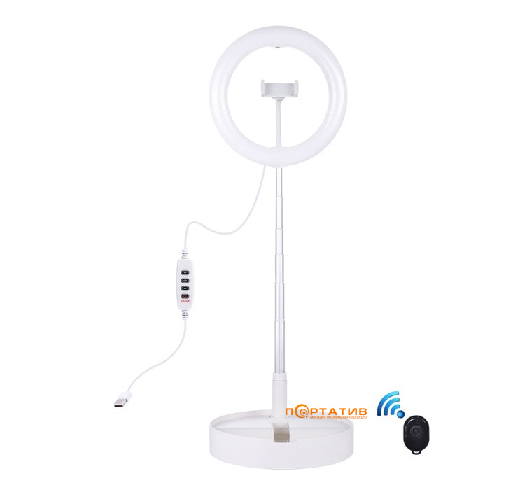 Кольцевая лампа 26см Puluz Ring USB LED Lamp 10.2 + Tripod (PU480W)