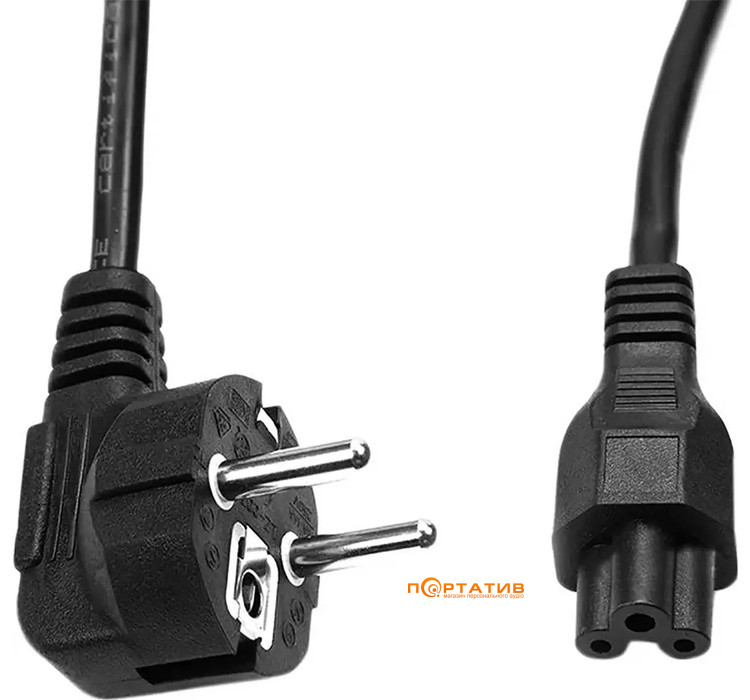 Кабель живлення PowerPlant 3-pin CEE7/7-C5 1.8 м (PWRCABLENOUT)