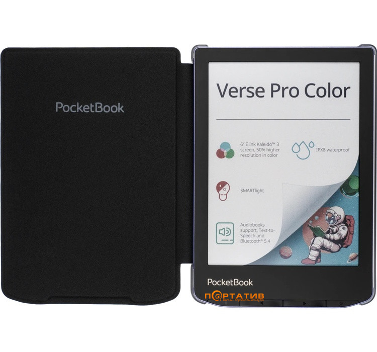 Чохол PocketBook 619/629/634 Shell Transparent Light Cover Black (SH-TR-634-BK-WW)
