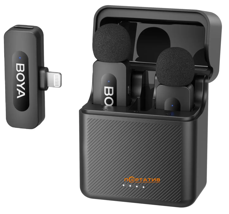 Мікрофон BOYA BY-V3 Lightning Black