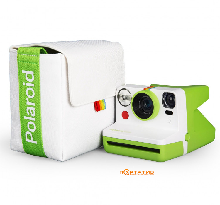 Сумка для фотоапарату Polaroid Now Bag White & Green (006103)